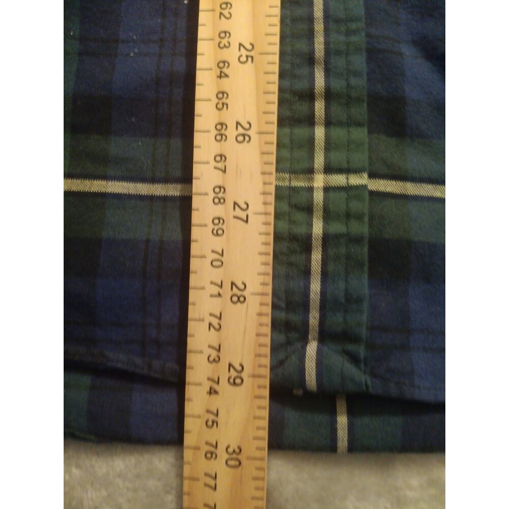 Polo Ralph Lauren Plaid Long Sleeve Button Down Slim Shirt Mens Medium Green - Picture 4 of 8